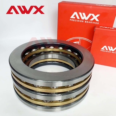 52205 52206 52207 52208 Axial Ball Bearing Verwisselbaar precisie staal voor industriële doeleinden